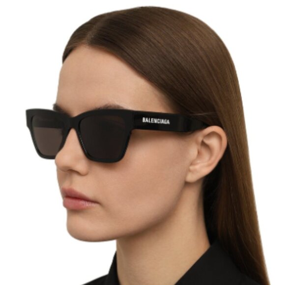 NEW BALENCIAGA SUNGLASSES, BLACK WOMEN EYEWEAR BALENCIAGA - Picture 1 of 3